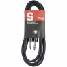 SSP1 Repro kabel 2x jack, 1,5m, 2x2,5qmm