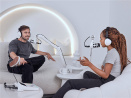 Two-person podcasting bundle (White)