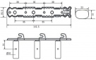 Ladící mechanika CMH0350-GD