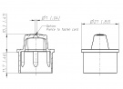 NDF záslepka XLR M