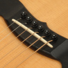 Plastic Bridge & End Pins Black/White Dot