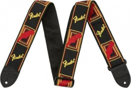 Monogrammed Strap Black/Yellow/Red