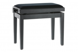 Piano Bench Deluxe Black