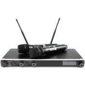 UHF-302 dvoukanálový mikrofonní set