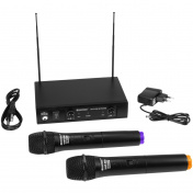 VHF-102 2-kanálový bezdrátový mikrofonní set