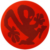 Slipmat Plastikman Black On Red