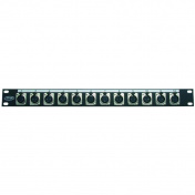 DP12XFH distribuční panel 1U - 12x XLR