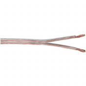 Kabel reproduktorový  2x 2,5 mm  transparent