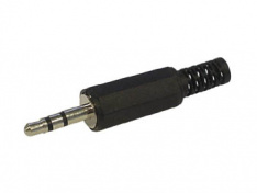 Jack 3,5mm vidlice na kabel, stereo, plastová