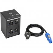 DMX Split 4 Mini Splitter 3pol