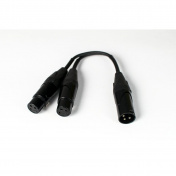 Kabel Y - 2x XLR F - 1x XLR M