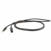 Symetrický kabel XLR F - Jack 6,3 stereo, 3m
