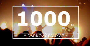 Dárkový poukaz v hodnotě 1000,- Kč