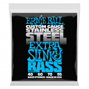 Stainless Steel Extra Slinky Bass .040 - .095