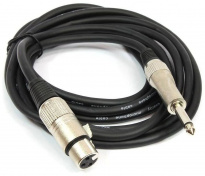 Mikrofonní kabel jack 6,3 - XLR F