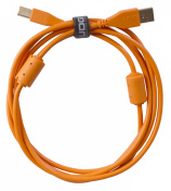Ultimate Audio Cable USB 2.0 A-B Orange Straight 1m