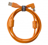 Ultimate Audio Cable USB 2.0 A-B Orange Angled 1m
