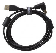 Ultimate Audio Cable USB 2.0 A-B Black Angled 1m