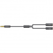 Rozbočovač 3.5mm Stereo Jack pro sluchátka a mikrofon