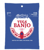 V740 Vega Banjo Medium Monel Wound