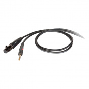 Kabel XLR F - Jack 6,3 stereo Goldline 3m