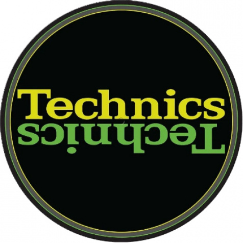 Slipmat Technics Double Yellow