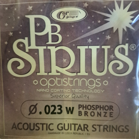 Akustická struna 023w G