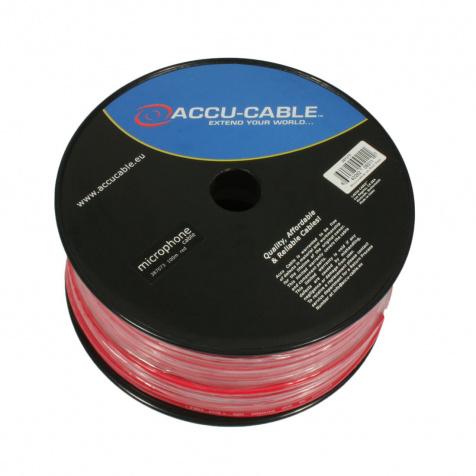 AC-MC/100R-R mikrofonní kabel červený