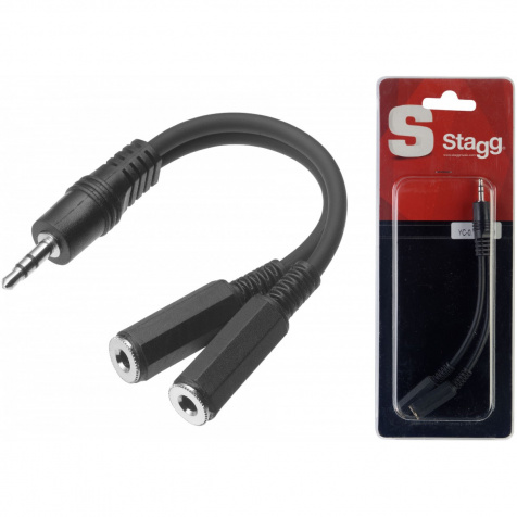 Redukce Jack 3,5 mm - 2x Jack 3,5 mm