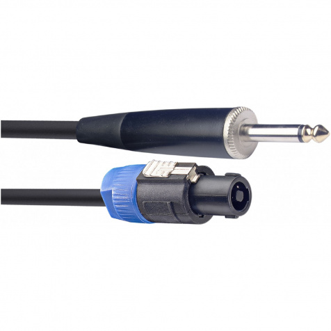 Repro kabel Speakon/Jack, 10m, 2x2,5qmm