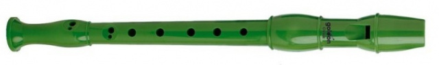 Zobcová flétna zelená