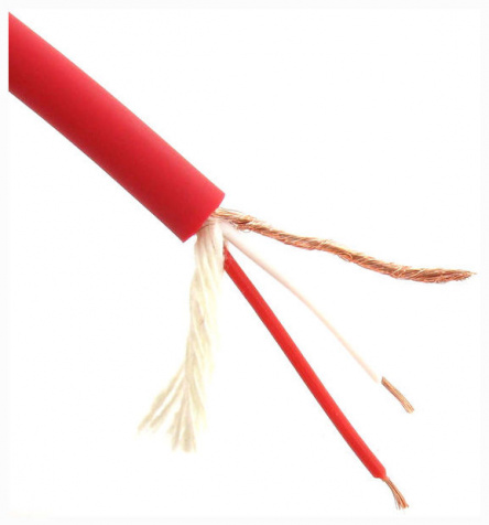Symetrický kabel 2 x 0,22 červený