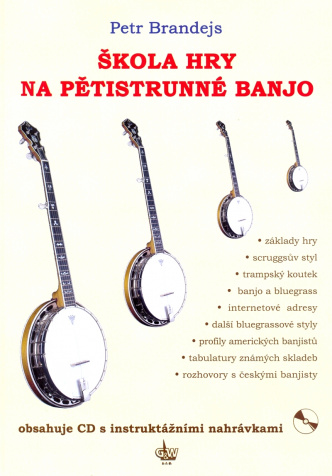 Banjová škola + CD - Petr Brandejs
