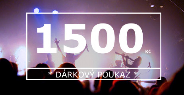 Dárkový poukaz v hodnotě 1500,-Kč