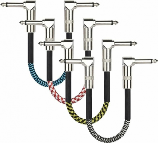 Lomený patch kabel 20cm, 4ks