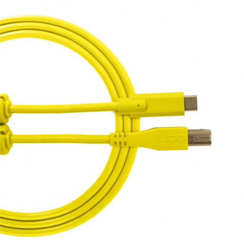 Ultimate Audio Cable USB 2.0 C-B Yellow Straight 1,5m