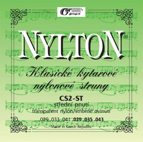Nylonové struny NYLTON CS2- ST Cristal