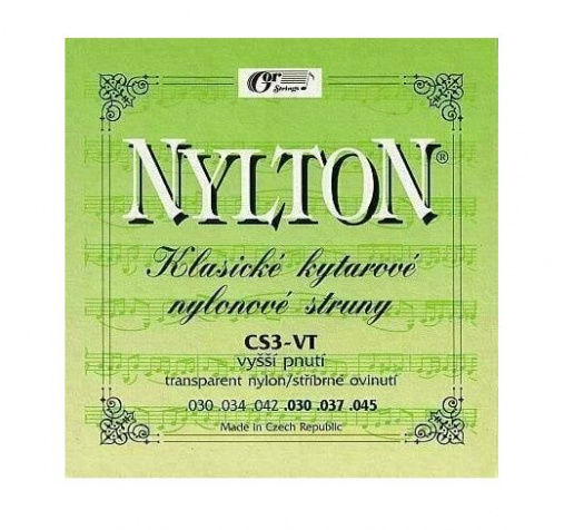 CS3-VT Nylonové struny NYLTON Cristal