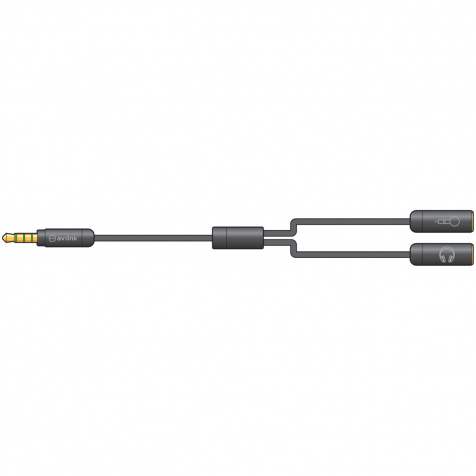 Rozbočovač 3.5mm Stereo Jack pro sluchátka a mikrofon