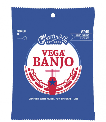 V740 Vega Banjo Medium Monel Wound