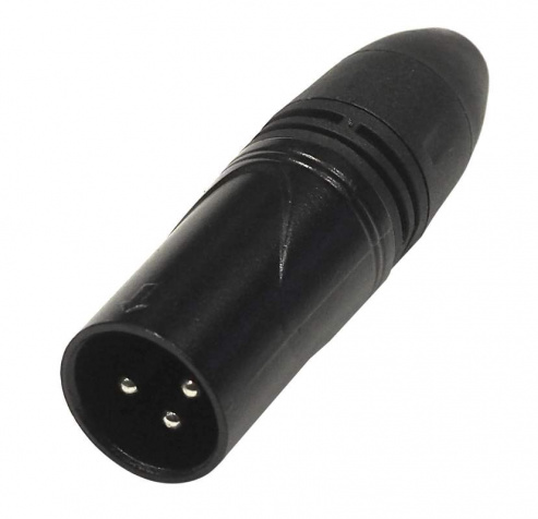 XLR Male Black konektor